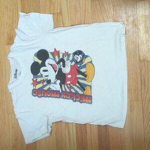 Disney Mickey Mouse T-Shirt - White and Red